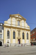 Baroque Augustinian Church, Würzburg, Lower Franconia, Franconia, Bavaria, Germany, Europe