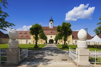 Baroque Rammenau Castle, Rammenau Castle in Rammenau near Bischofswerda in the district of Bautzen