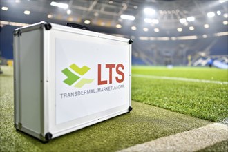 LTS suitcases, LTS Lohmann Therapie-Systeme, stadium interior, PreZero Arena, Sinsheim,