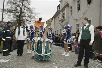 Saxony's biggest carnival party in Radeburg. Since 1957, the big parade of over 65 floats has been