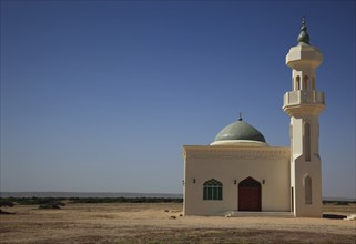 Small Mosque on the Lonely Road through the Empty Quarter, ar-Rub al-Khali, Oman, Asia