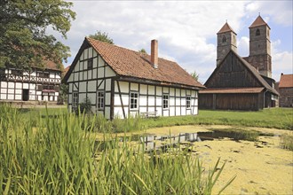 Henneberg Open-Air Museum at Veßra Monastery, Hildburghausen County, Thuringia, Germany, Europe