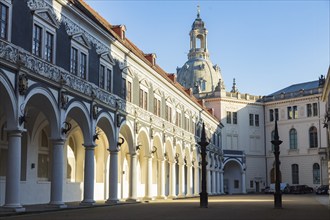 The stable yard of the Dresden Residence Palace