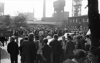 The spontaneous strike, here on 10.9.1969 by the miners of the Minister Stein colliery, was one of