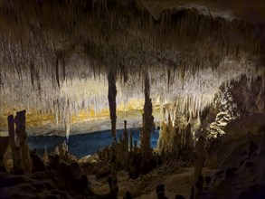 Caves of Drach, Coves del Drac, Porto Christo, Majorca, Balearic Islands, Spain, Mediterranean Sea,