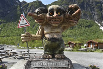 Troll at Trollstigen, Norway, Europe