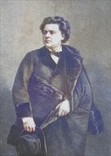 August Wilhelm, 1845, 1908, a German violinist, c. 1885, Historic, digitally restored reproduction