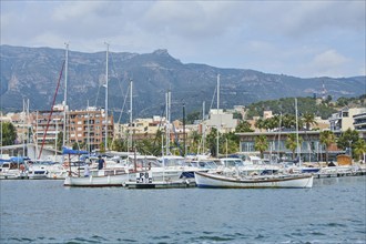 Harbour of la rapita, ebro delta, Catalonia, Spain, Europe