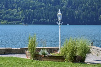 Lake, shore, summer, Lake Millstatt, Millstatt, Carinthia, Austria, Europe