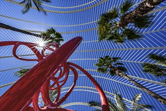 Umbracle, Palm House, Cuitat de les Arts i les Ciences, modern architecture, Valencia, Spain,