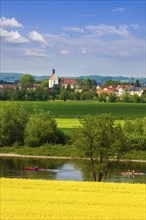 Elbe Cycle Path and Brockwitz Church