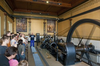 Chemnitz Saxon Industrial Museum, horizontal single-cylinder back-pressure steam engine