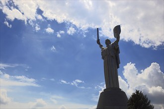 City of Kiev, the Mother Home statue on the grounds of the National Museum of the History of