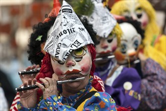 Basler Künstlerlarven, masks, Basler Fasnet parade, Basler Fasnacht, Basel, Switzerland, Europe