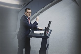 Jens Spahn, Mitglied des Deutschen Bundestages (CDU CSU), aufgenommen im Rahmen einer Sitzung des