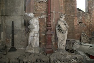 Zion Church, ruins with lapidarium