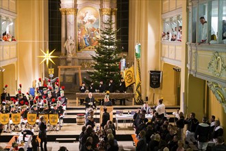 Club night shift in Freiberg at the Nikolaikirche concert and conference hall