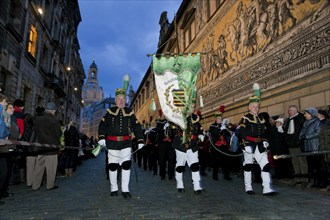 Striezelmarkt, which has been organised since 1434, is the oldest Christmas market in Germany and