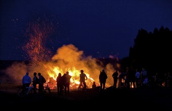 Witches' bonfire in Steina