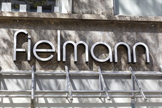 Fielmann optician's logo on a shop on Königstraße in Stuttgart, Germany, Europe