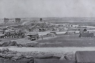 Ammunition depot near the front, 1917, France, Europe