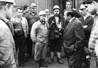 The spontaneous strike, here on 10.9.1969 by the miners of the Minister Stein colliery, was one of