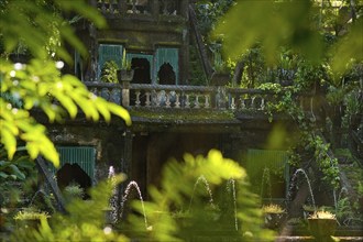 Dilapidated park with fountain Tropical, tropics, travel, holiday, Paronella Park, Innisfail,