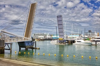 Viaduct Lift Bridge, Marina, Auckland, Neuseeland