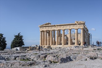 Parthenon Temple, Acropolis, Athens, Attica, Greece, Europe