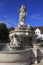 Marienbrunnen, Altötting, Upper Bavaria, Germany, Europe