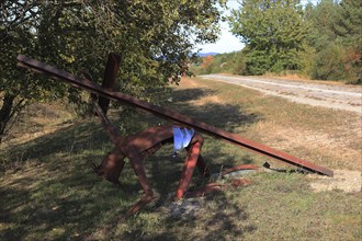 Weg der Hoffnung, work of art, memorial, food for thought, an art project of the Point Alpha