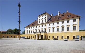 Moated castle, Aurolzmünster Castle, Aurolzmünster, Innviertel, Upper Austria, Austria, Europe