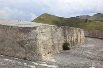 Gibellina Vecchia, after the earthquake of 1968, part of the ruins of Gibellina was buried under a