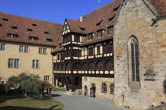 The Princes' Building and the Luther Chapel in the inner courtyard of Veste Coburg, Upper