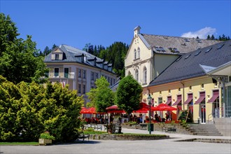 Spa hotel, Bad Aussee, Ausseer Land, also Ausseerland, Salzkammergut, Styria, Austria, Europe