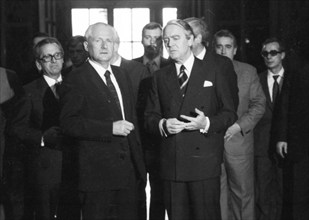 The Krupp concern used the visit of the important GDR politician, Guenter Mittag, in Bonn for talks