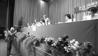 Federal Party Congress The Greens in the Westfalenhalle on 21.06.1980 in Dortmund. Baldur