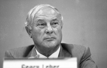 Election Party Congress of the SPD on 09.06.1980 in Essen Georg Leber, Germany, Europe