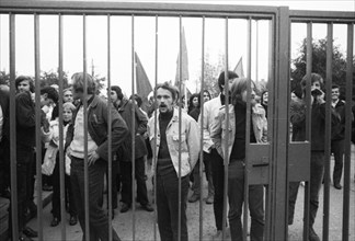 The congress of the DKP-affiliated Socialist German Workers' Youth (SDAJ) on 11.09.1971 in Bremen