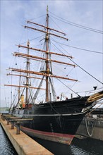 The Royal Exploration Ship Discovery, explored, is now a museum at the Point, Dundee, Scotland, UK,