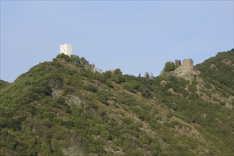 UNESCO Liebenstein and Sterrenberg Castles, Kamp-Bornhofen, Rhineland-Palatinate, Upper Middle