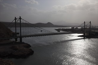 Bridge at Al-Ayjah near Sur, Oman, Asia