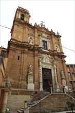 In the old town of Agrigento, the church of San Lorenzo in Agrigento, Sicily, Italy, Europe