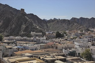 Skyline of Mutrah, Muscat, Oman, Asia