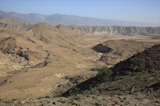 Landscape of the Southern Dhofar, Jabal al-Qamar, Oman, Asia