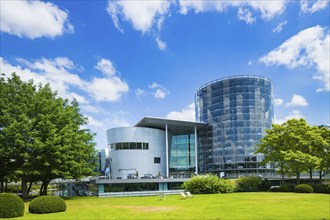 The Transparent Factory in Dresden is one of three production sites of Volkswagen Sachsen GmbH. The