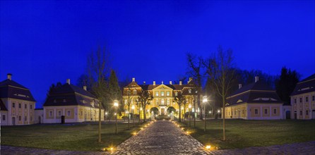 Baroque Rammenau Castle, Rammenau Castle in Rammenau near Bischofswerda in the district of Bautzen