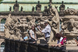 Dresden Zwinger in Spring