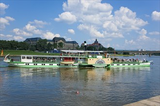 Steamboat trip on the Elbe in Dresden