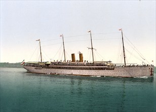 Imperial mail steamer Kaiser Wilhelm II, was built for the Imperial mail steamer service to